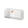 Transparent Cotton Pad Storage Box Plastic Jewelry Storage Shelf Cotton Swab Box  Bathroom