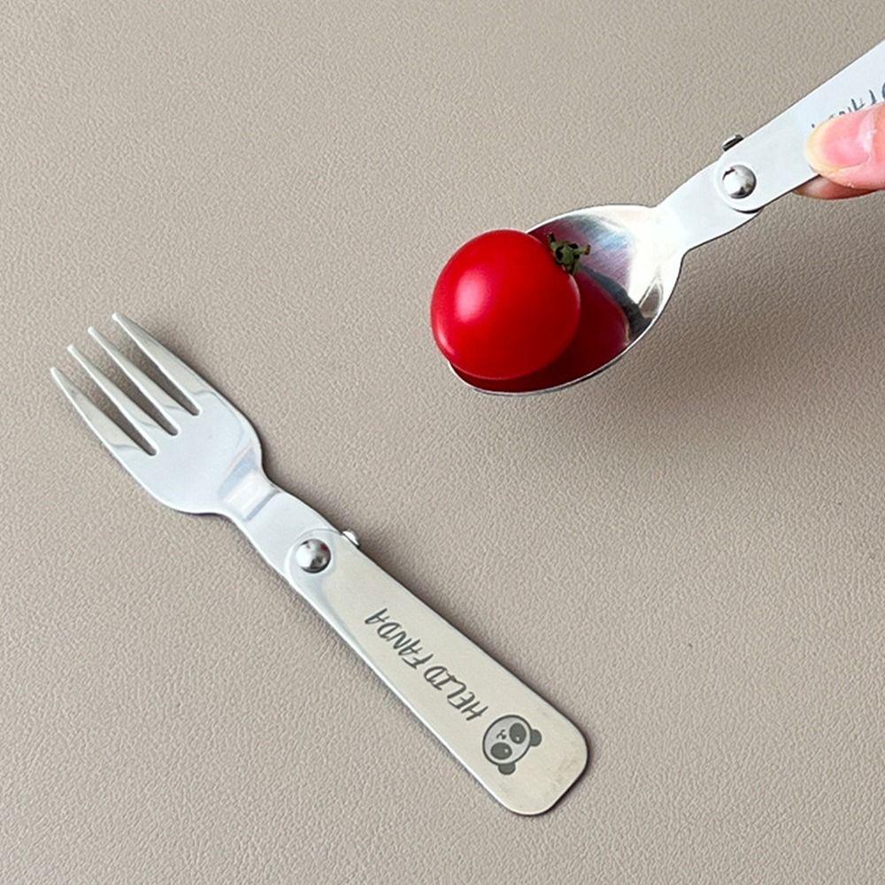 3/4Pcs Detachable Chopstick Mini Folding Cutlery Set Portable Folding Tableware  Outdoor Activities