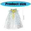 Girls Dress Cape Princess Cape Halloween Cloak Cape Halloween Costume Cloak Butterfly Printing Cape for Party
