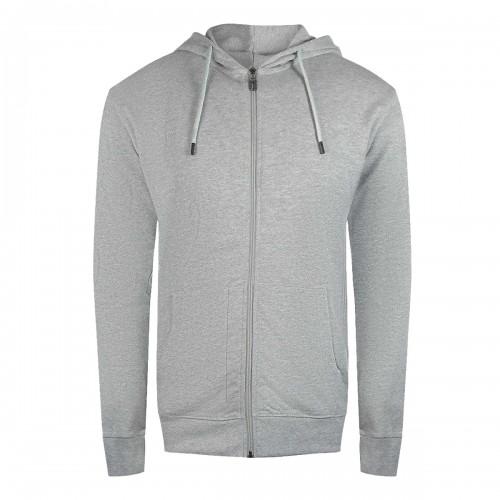 Cavalli Class Mens Floral Logo Full Zip Hoodie