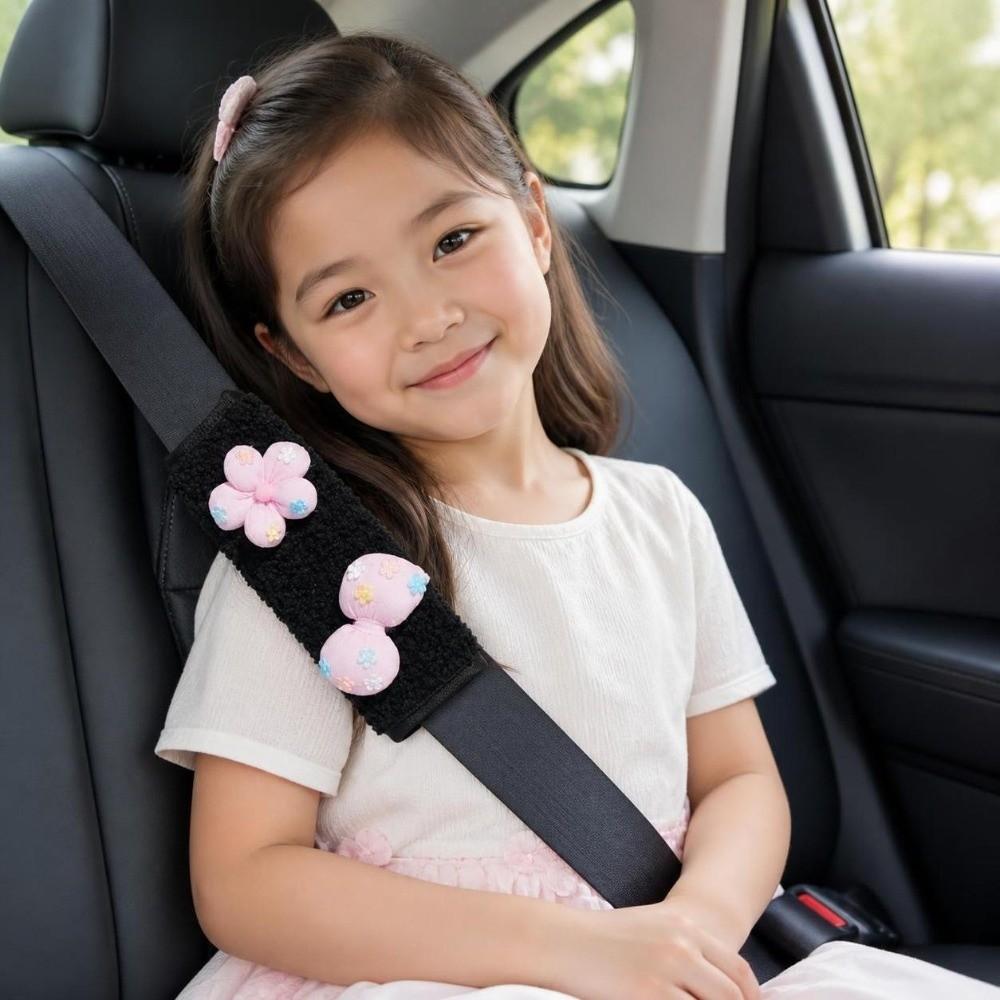 Cosy Car Seat Belt Cover 20cm Shoulder Guard Durable Auto Interior Accessories for Kids Adults