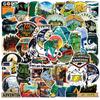 10/30/50pcs Forest Camping Hiking Outdoor Cartoon Stickers Travel Scenery Decals Waterproof Graffiti Suitcase Luggage Bike Car