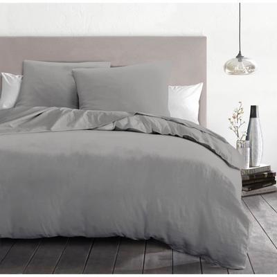 3-piece Duvet Cover Set - HOME LINGE PASSION - HP72078 - Microfiber 82 G - 240 X 260 Cm - Light Grey
