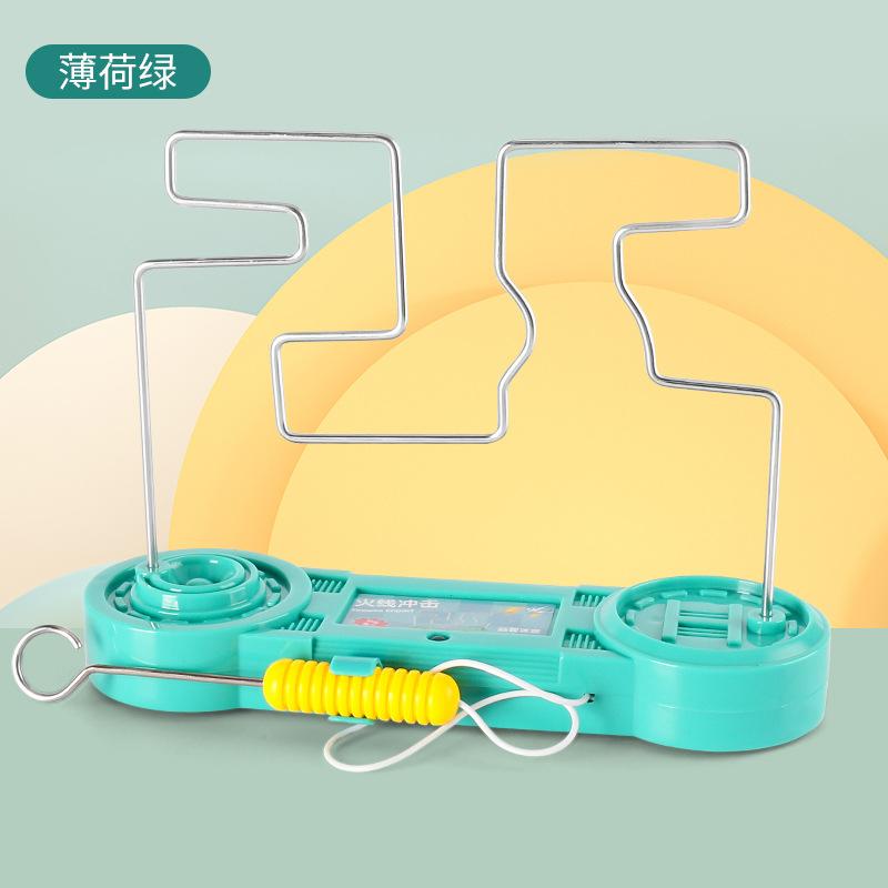 

Электрический сенсорный лабиринт Огненная линия Удар, Детские образовательные игры на концентрацию, Настольные игры против электрических игрушек