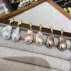 Barocke Unregelmäßige Spezielle Form Ohrstecker Damen Einzigartig Vielseitig High-End Ohrstecker Retro Mode Temperament Ohrringe