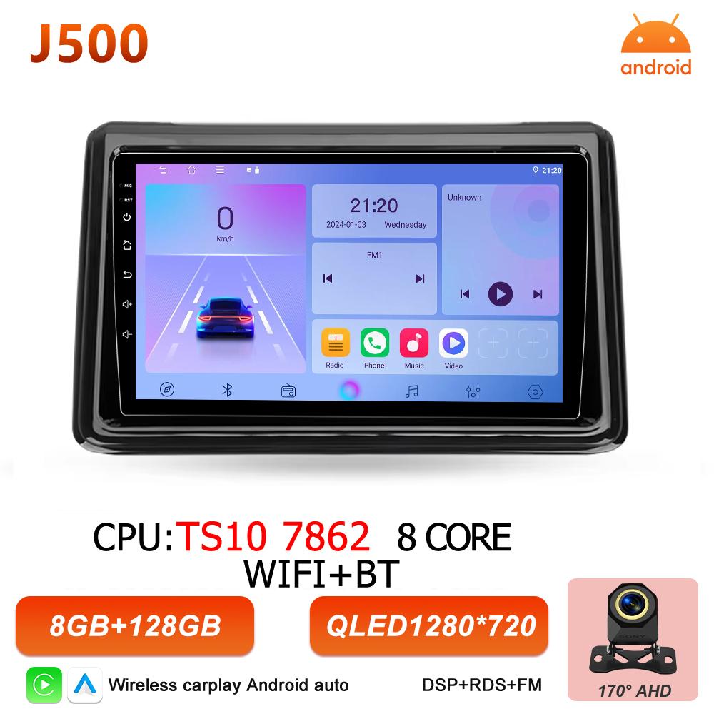 Android 16 Auto Car Radio For Toyota Noah Voxy R80 2014 2015 2016 2017 2018 -2021 Video Multimedia Player 2k Touch Bluetooth RSD