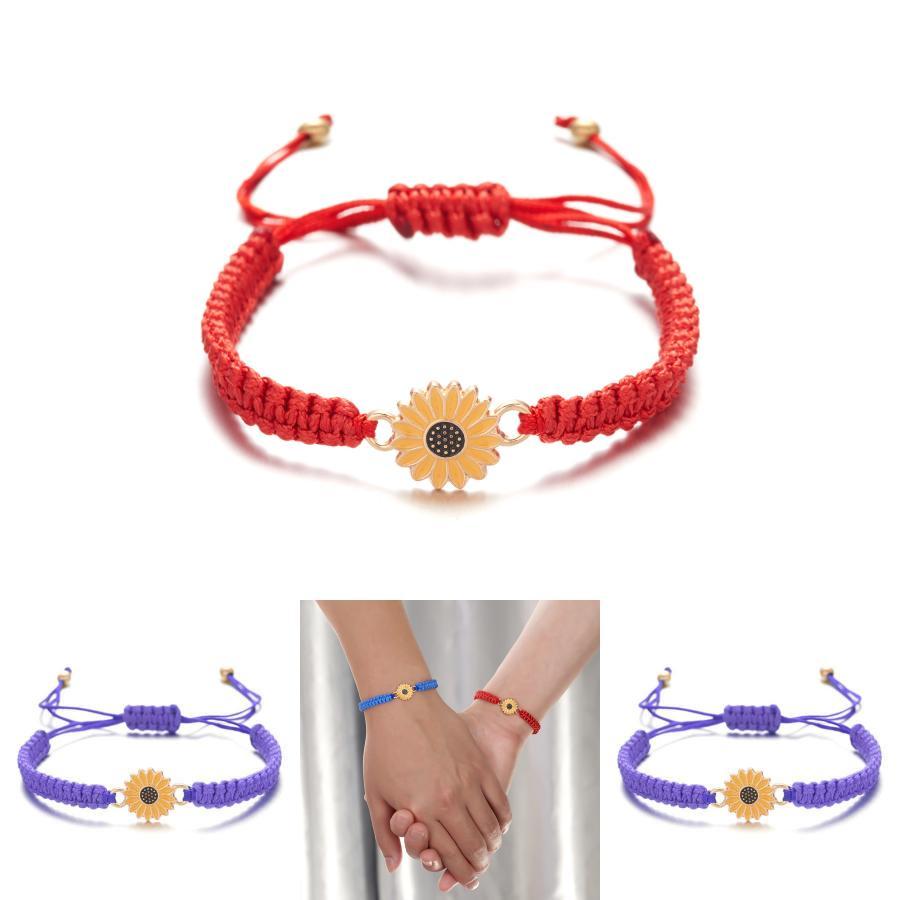 Bohemian Daisy Handwoven Wristband For Summer Travel And Giftgiving