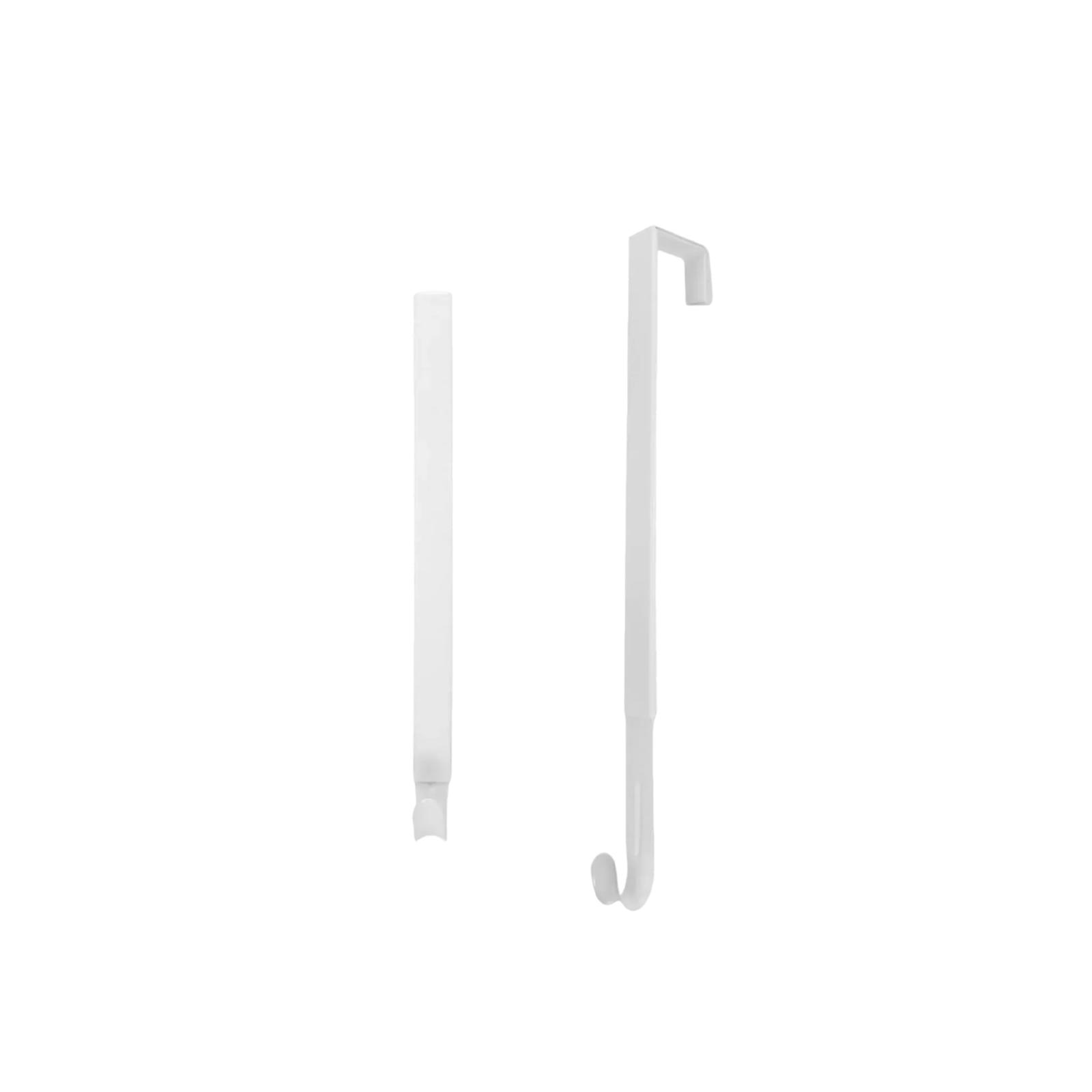 Рождественский венок Выдвижной крючок Рождественские праздничные украшения Крючок для венка из цветочной корзины Регулируемый металлический крючок One Size