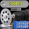 10-100pcs Diamond Circular Saw Blade Cutting Disc Grinding Wheel Mandrel for Metal Cutting Rotary Tool Electric Grinder Parts