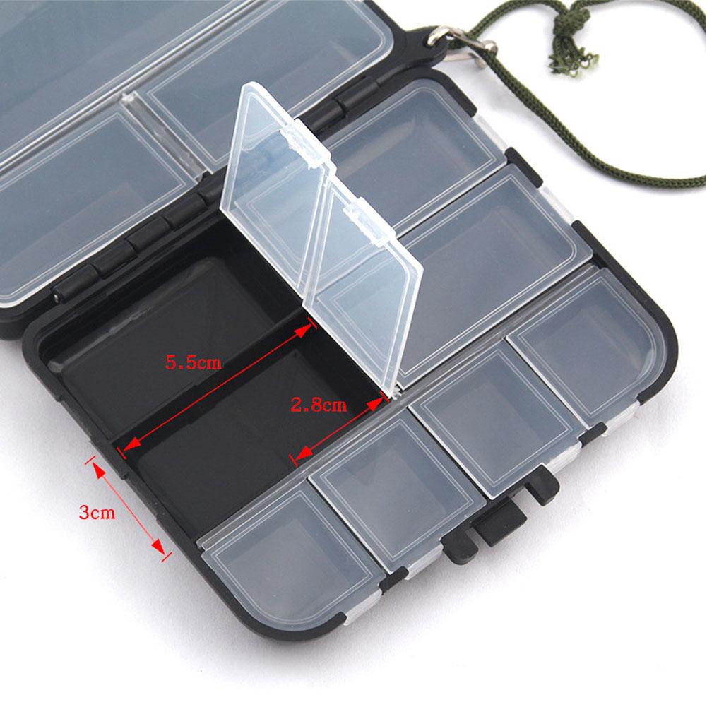 Fishing Tackle Bait Storage Boxes Organizer Portable Detachable Lures Fishing Box Fishing Gear Accessories