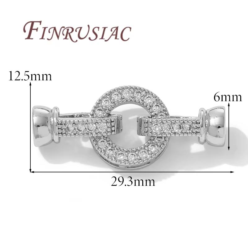 3 Styles 18K Gold Plated Multi-row Pearl Clasps For Necklaces Making,Bracelets Clasp Connectors For Jewelry DIY Accessories