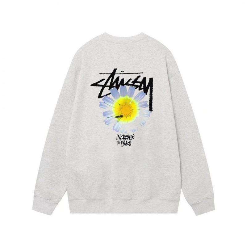 Unisex Oversized Cotton Crewneck Sweatshirt With Letter Dice Print Fall Youth Streetwear