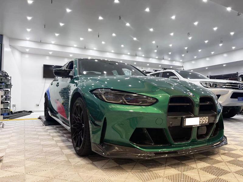 BMW M3/M4 G80/G82 Vor Style Carbon Fiber Front Lip Spoiler - Lightweight Design