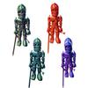 3D Printed Skeleton Knight Figurine Movable Joints Halloween Spooky Skeleton Warrior Articulated Skeleton Soldier Model Toy Desktop Decoration