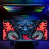 Crimson Flame Demon Mouse Pad Large Computer Office Game Table Mats Rubber Antislip Xxl Mouse Mat Hdp Long Desk Pads Mauspad