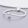 Eco-friendly Copper Cartoon Fairy Tale Pendant Beaded Bracelet Necklace DIY Loose Beads Accessory