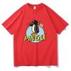 Pingu Classic Logo Natural TShirt Unisex Unisex Round Neck Penguin Tee Shirt Harajuku Clothes Classic Comfortable Chic Y2K Top