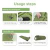 Inflatable Sleeping Pad Built-in Foot Pump Pillow Lightweight Thicken Portable Single Person Outdoor Travel Camping Hiking Air Mattress Sleeping Mat