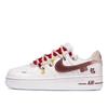 Air Force 1 Blessing Arrives Abrasion Resistant Low Top Skateboard Shoes Unisex White Red CW2288-111(Team63-)
