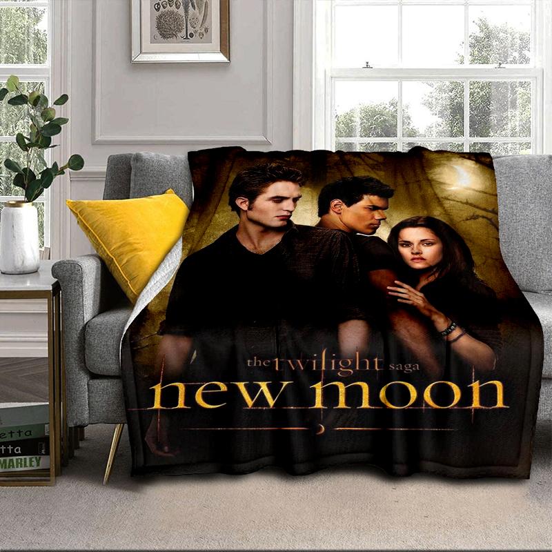 Eclipse Twilight Vampire Blanket Flannel Blanket for Bed, Sofa, Camping, Hiking, Picnic Essentials, Gift for Family Fan Gifts