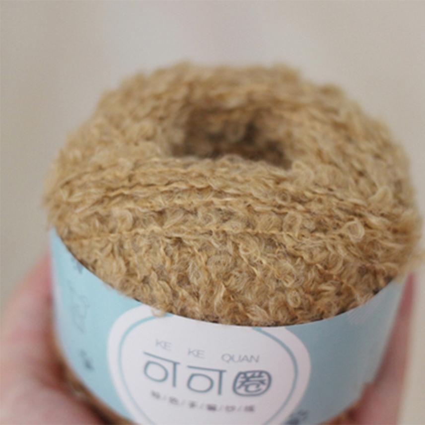 Wool Yarn Soft Smooth for Hand Knitting Circle Thread Crocheted Doll Hair DIY Plush Doll Needlework Knitting DIY Knitted Tool