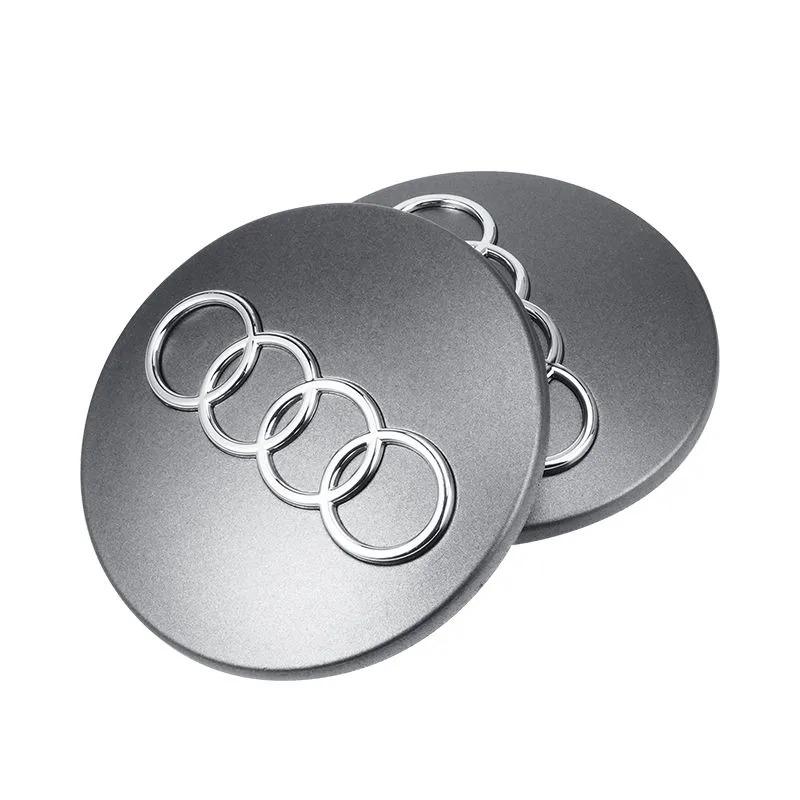 4PCS 60/61/68/69/135MM Car Wheel Center Cap Emblem Hub Covers Badge For 2pvhn A1 A3 A4 A5 A6 A7 A8 S4 S6 Q3 Q2 Q5 Q7 Accessories pvhn2