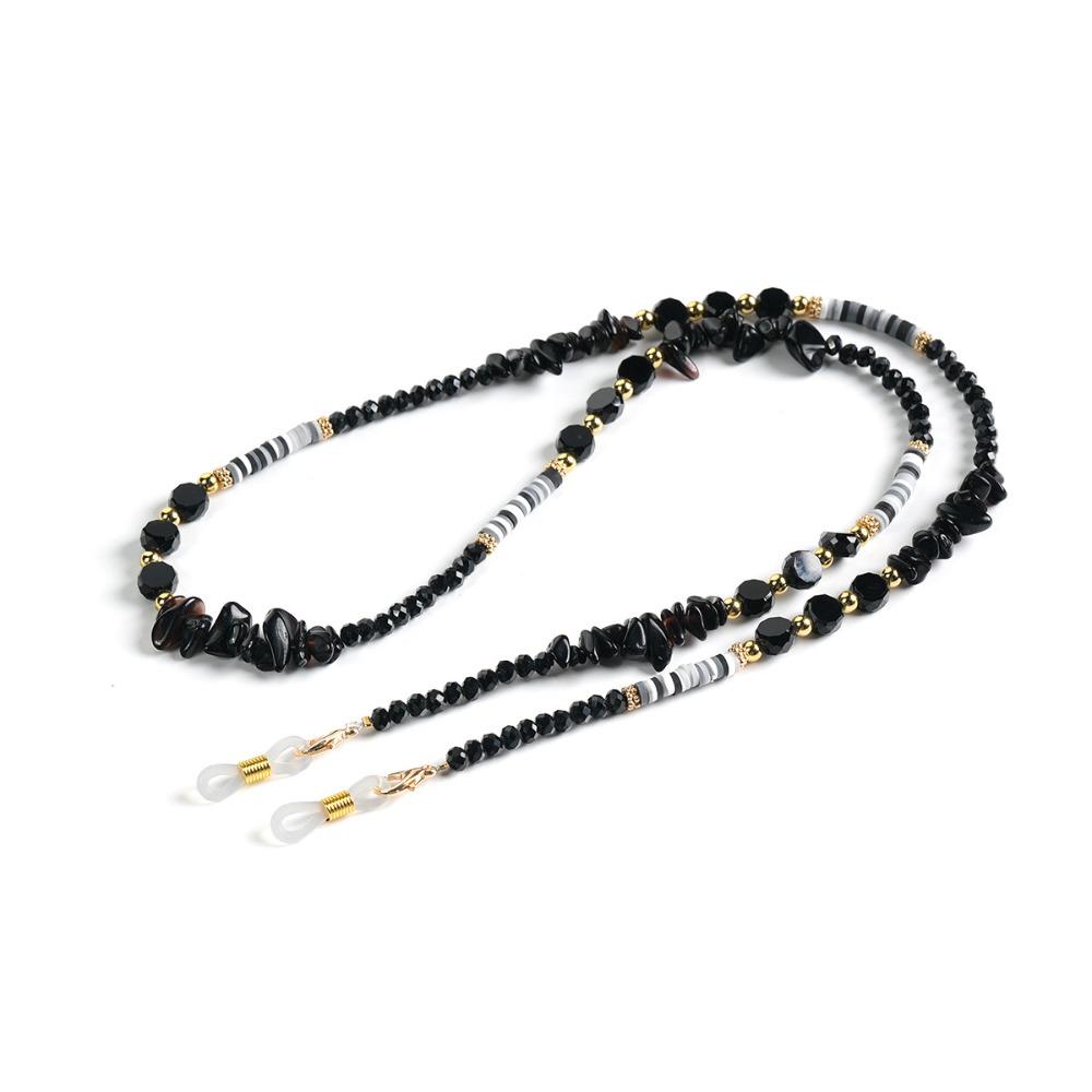 Crystal Eyeglass Holder Necklace Colorful Eyeglass Lanyard Beads Glasses Chain  Women Accessories