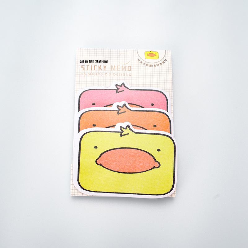 Cartoon Cute Super Sticky Notes: Creative & Reusable Adhesive Notes for Students See Details