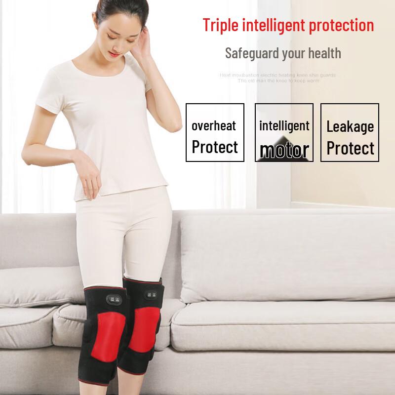 Ying Er De Electric Heated Knee Massager Pair CN plug (adapter included)