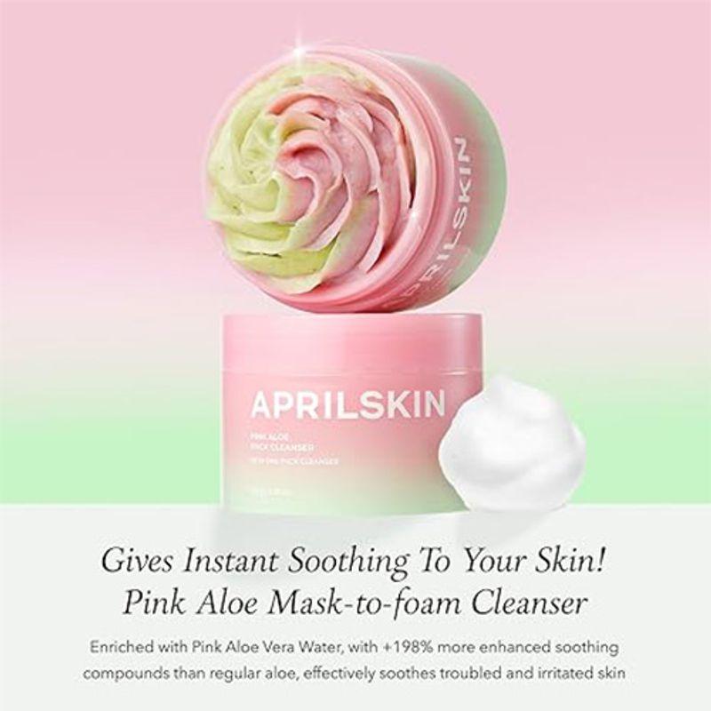 Aprilskin Pink Aloe Pack Cleanser 120ml