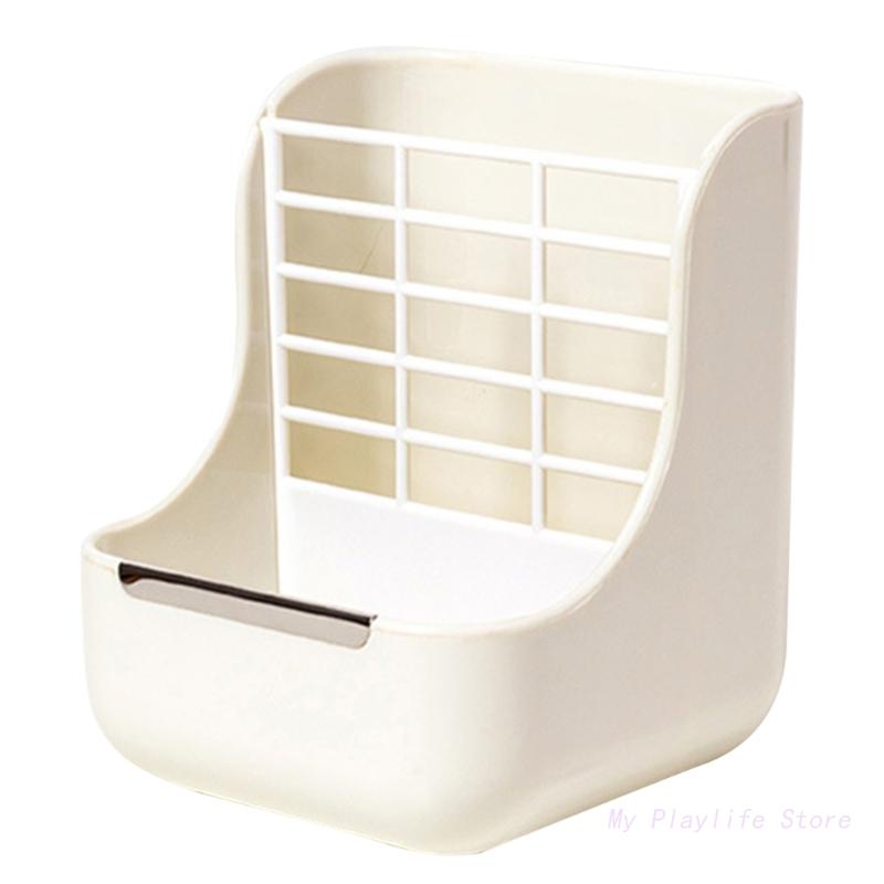 

Подвесная кормушка для кроликов с сеном для морских свинок, кормушка для мелких животных, кормушка для кроликов в клетку белый