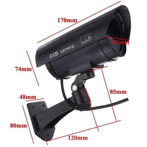 Rote Led Outdoor Surveillance gefälschte Dummy Cctv