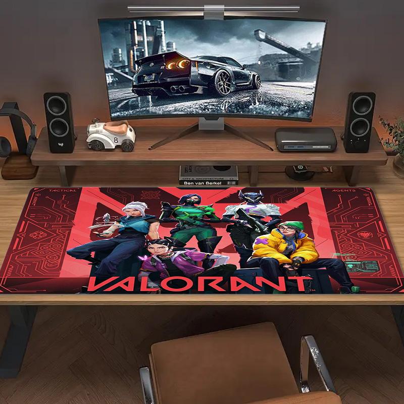 VALORANT Color Mouse Pad Large Gaming Table Cushion Non-slip Laptop Tablet Big Mousepad XXL Mat Mini PC Playmat With Lock edge