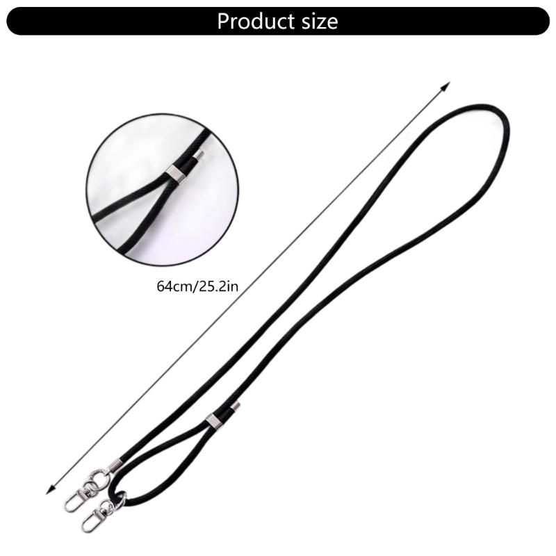 Lanyard Anti Drop Strap for Mobile Phone PU Leather Neck Strap with Anti Fall Design Universal Phone Holder Accessory