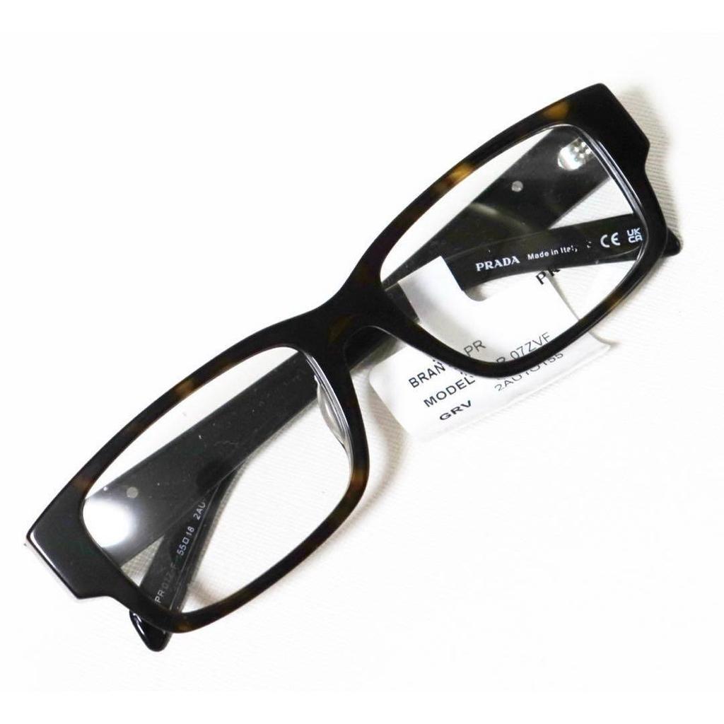 Used "Prada" Brand New with Box Made in Italy Full Rim Tortoiseshell Pattern Glasses Frame Unisex