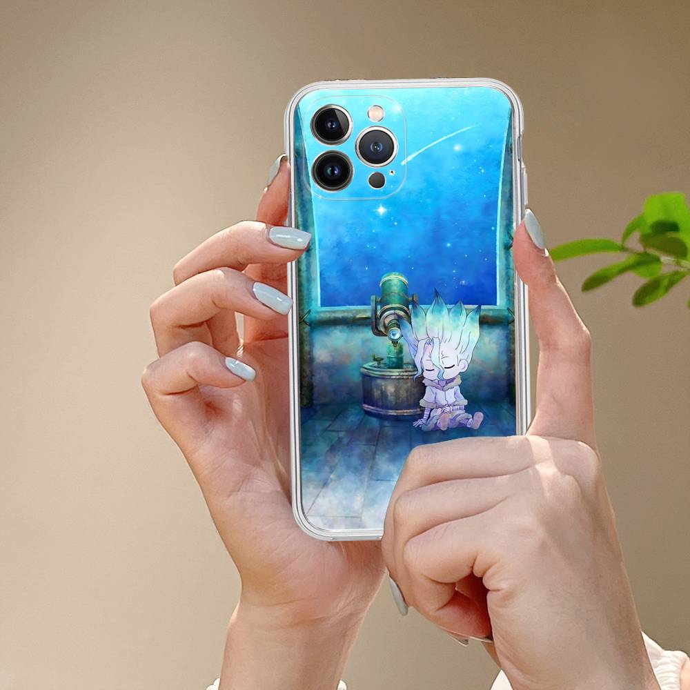 Custodia per Telefono Dr.STONE Per iPhone 17 16 15 14 11 12 13 Mini Pro XS Max Plus Cover Shell