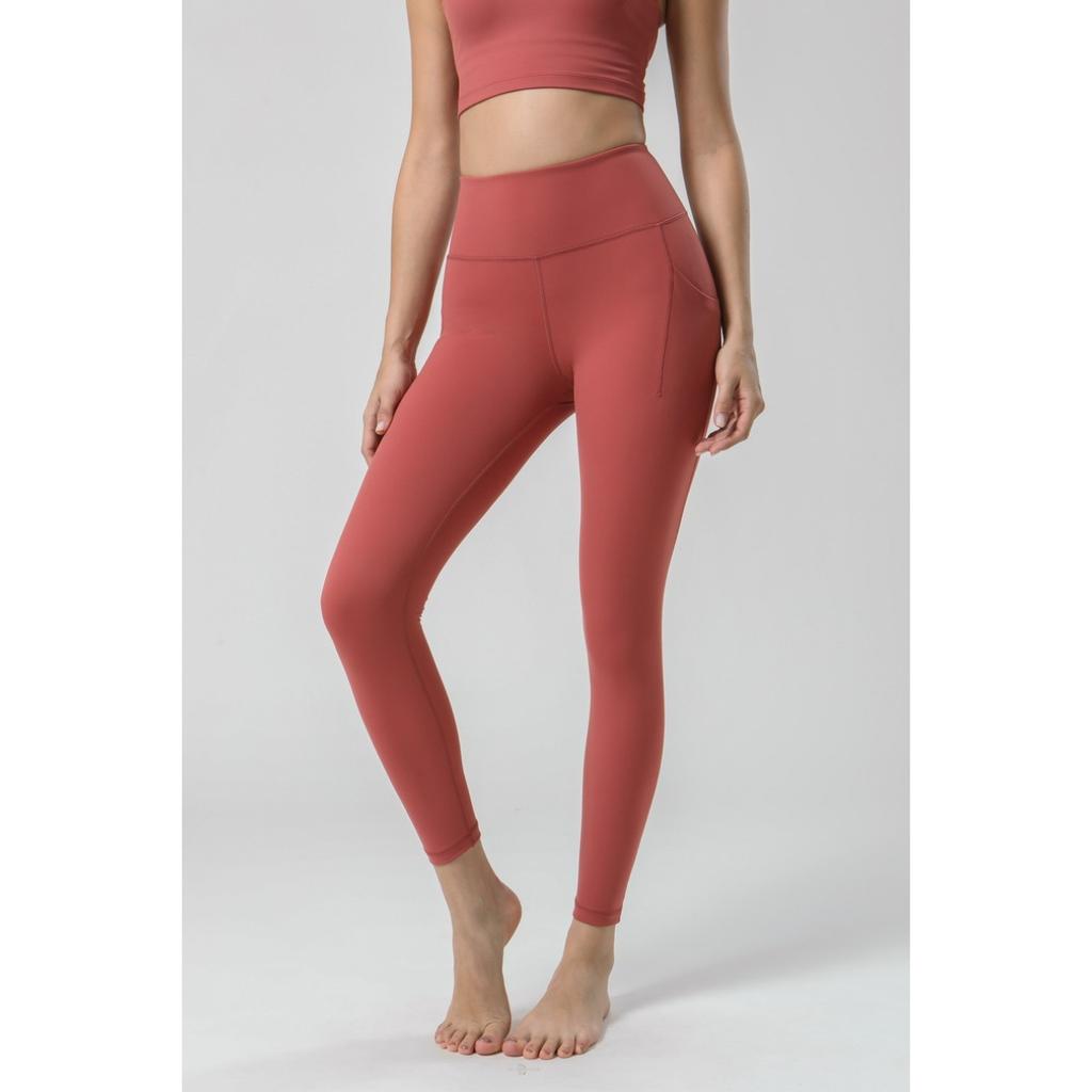 Women's High Waist Yoga Leggings with Pockets Naked Feeling Slim Fit Workout Pants