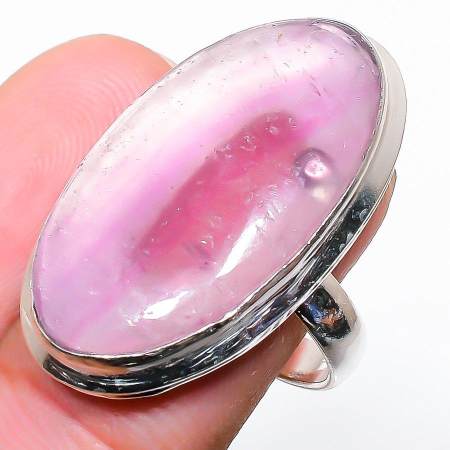

Natural Amethyst Gemstone Handmade 925 Sterling Silver Gift Ring Size 7 L8o35
