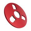 1 4 10.5 Inch Empty Reel 3 Hole Aluminum Alloy Opening Machine Parts Takeup Reel for Nab Reel to Reel Tape Recorder Red
