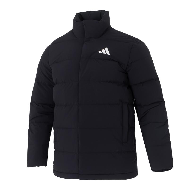 Adidas FW25 Теплая куртка-пуховик с высоким воротником на молнии с длинным рукавом Мужские куртки KH3994 S
