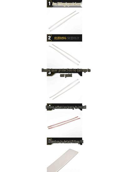 Huansu S6 Listwa i uszczelka szyby przedniej Naklejka Akcesorium samochodowe