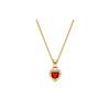 Swarovski Chroma Heart Pendant Gold Tone Cubic Zirconia Necklace Women Necklace 5648750