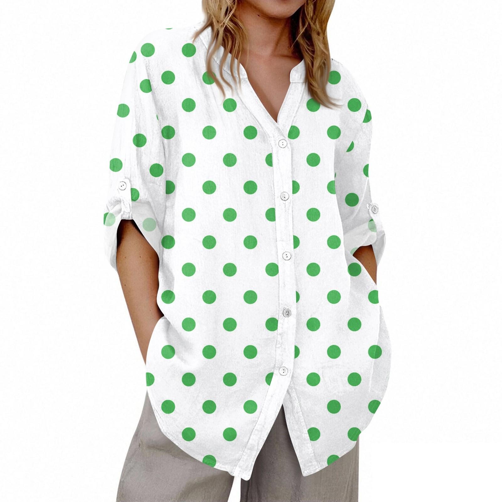 

Женский кардиган с V-образным вырезом и рукавом 3/4 с принтом XL зелёный