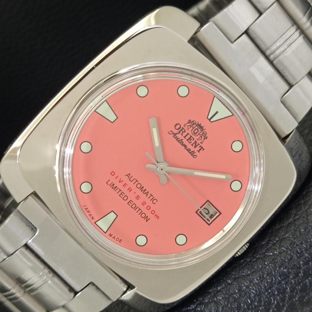 

Б/У ORIENT AUTOMATIC 46943 ВИНТАЖНЫЕ ЯПОНСКИЕ МУЖСКИЕ ЧАСЫ С ПЕРСИКОВЫМ ЦИФЕРБЛАТОМ a702224-5 R123-a702224
