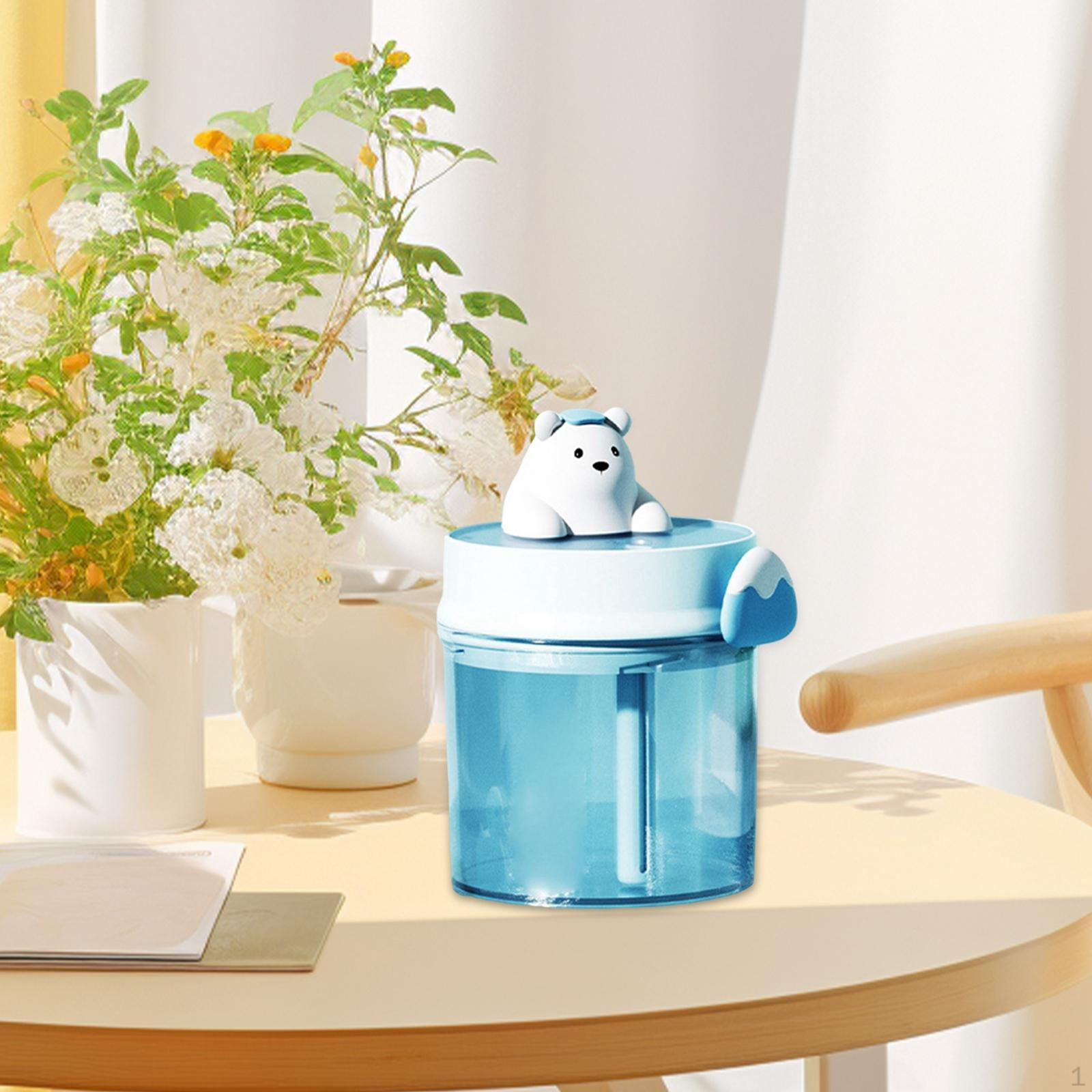 

510 мл зволожувач повітря портативний тихий персональний робочий стіл для спальні автомобіль подорожі синій