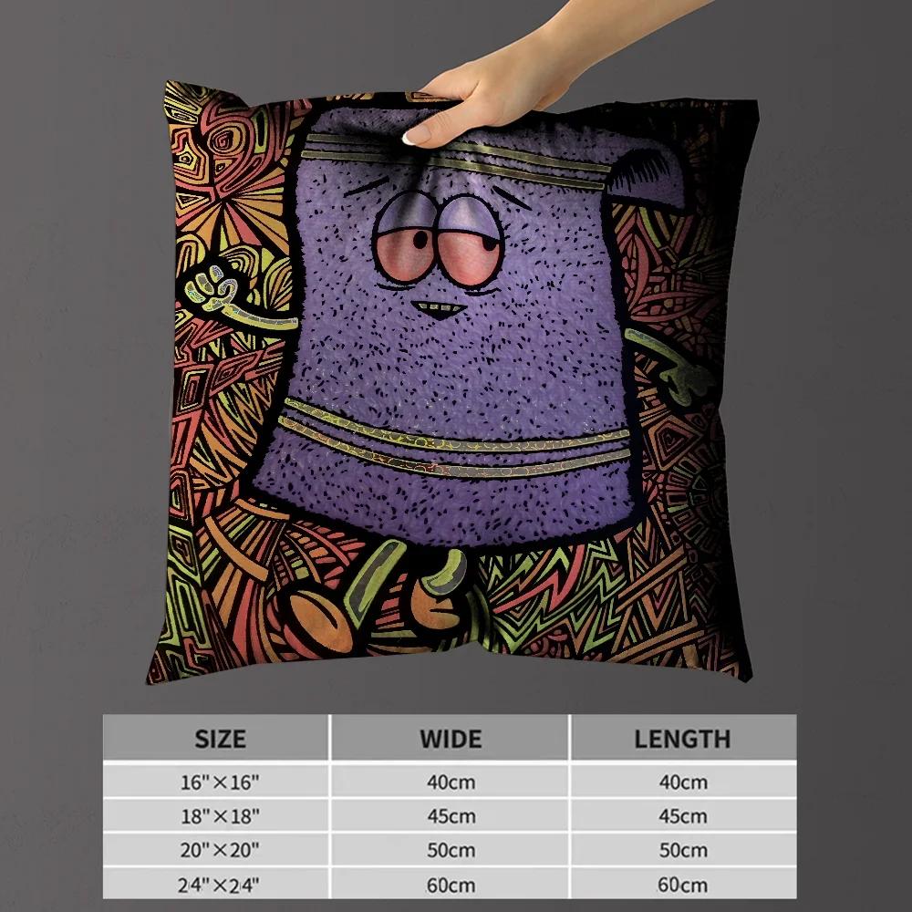 Purple Eyes Towelie Pillow Anime Pillow Sofa Bed Head Pillow Cover Cushion Cover 45x45 cm Fashion
