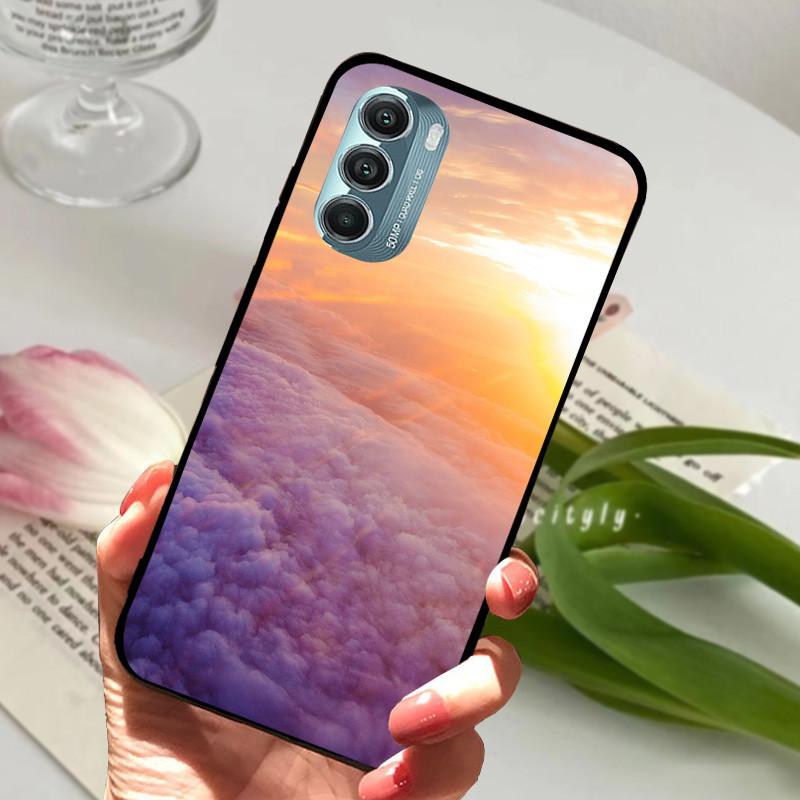 Etui do Moto G52 G82 G71S Odporne na wstrząsy Silikonowe Miękkie TPU Tylna Pokrywa Dla Motorola Moto G52 G71S 5G Funda G 82 G 52 Etui na Telefon