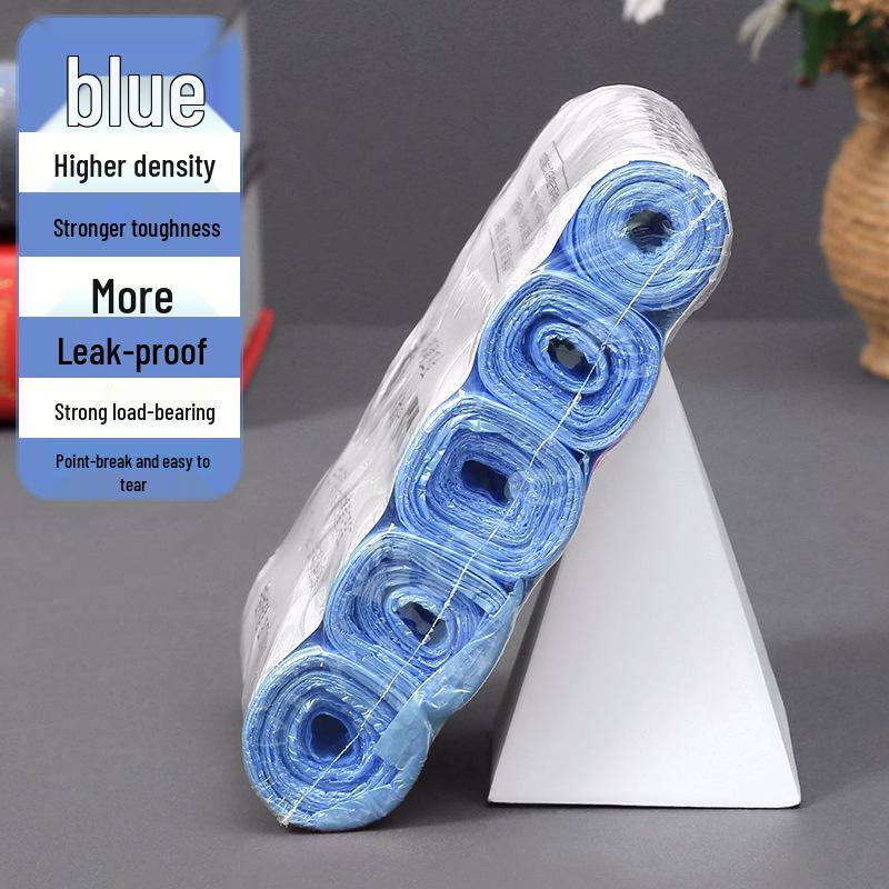 Disposable Tear-off Flat-mouth Trash Bags for Kitchen & Bathroom