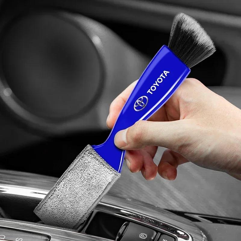 Car Air Conditioner Vent Cleaning Brush Auto Accessories For Toyota Yaris Corolla Avensis Aygo Vitz Vios Yaris Mark-X Mirai