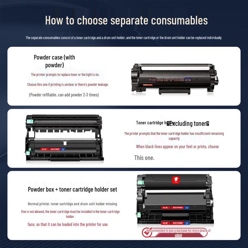 Generic High-Capacity Black Toner Cartridge for Brother DCP-7190DW